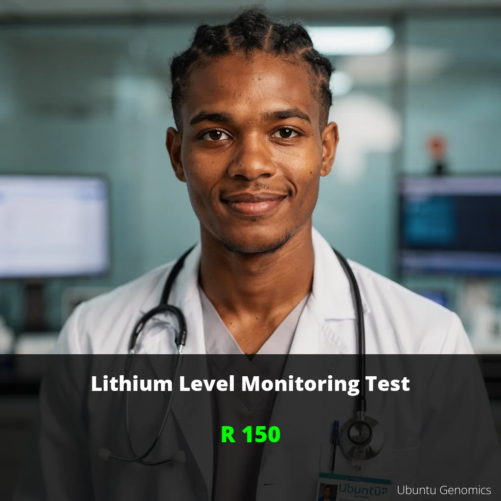 Lithium Test ZAR 150 | Accurate Monitoring for Bipolar Treatment in South Africa