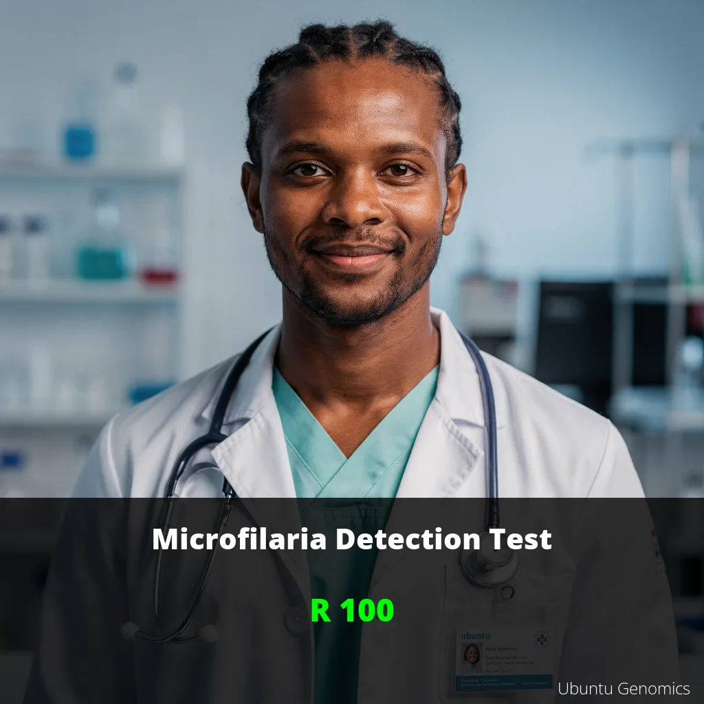 Microfilaria Detection Test | ZAR 100 | Early Parasite Detection South Africa
