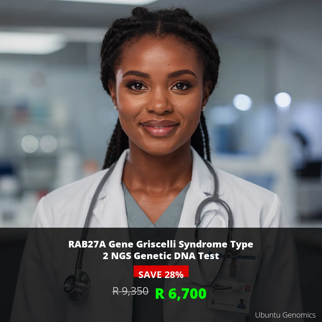 RAB27A Griscelli Syndrome DNA Test ZAR 6