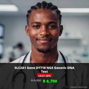 SLC2A1 DYT18 Genetic Test ZAR 6